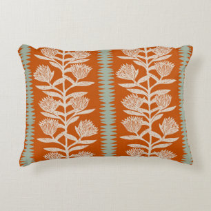 Coussins Décoratifs Cottage d'été bohème géométrique terracotta minima