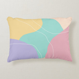 Coussins Décoratifs Couleurs de glace géométrique minimes et abstrai