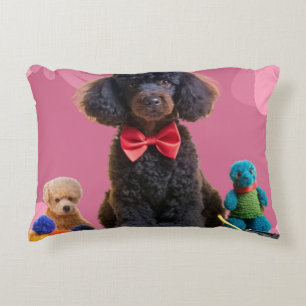 Coussins Décoratifs Couvercle d'oreiller à pouce moelleuse Noire