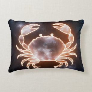 Coussins Décoratifs Crabe céleste représente le cancer Cons zodiaques