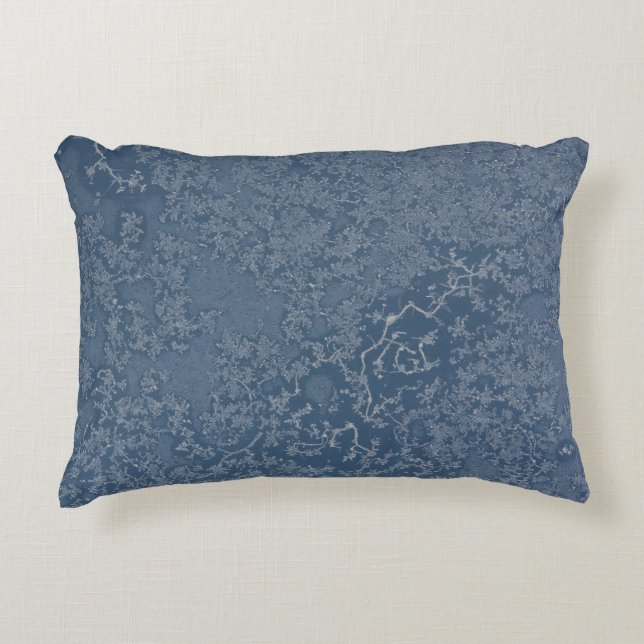 Coussins Décoratifs Cristal bleu acier foncé (Devant)