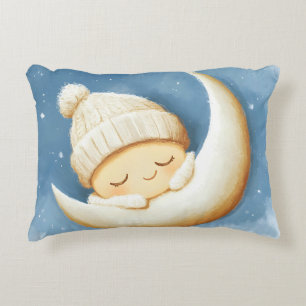 Coussins Décoratifs Croissant de Lune Tricoté Cosy