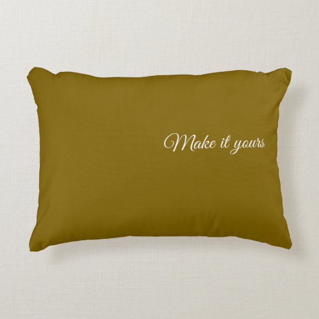 Coussins Décoratifs Custom Name Throw Pillow – Geometric Gradient Desi (Devant)