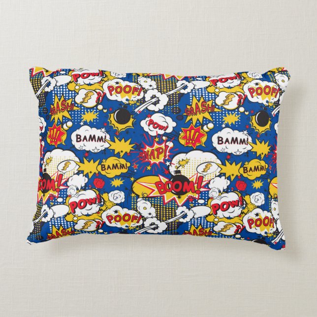 Coussins Décoratifs Cute Comic Pattern  (Dos)