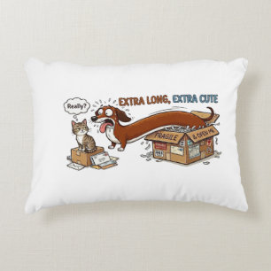 Coussins Décoratifs Dachshund Extra Long et Extra Mignon