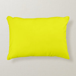 Coussins Décoratifs Daffodique solide jaune