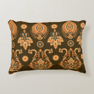Coussins Décoratifs Damask Floral : Style Vintage sans couture