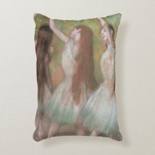 Coussins Décoratifs Danseuses Vertes par Edgar Degas, Art de Ballet Vi