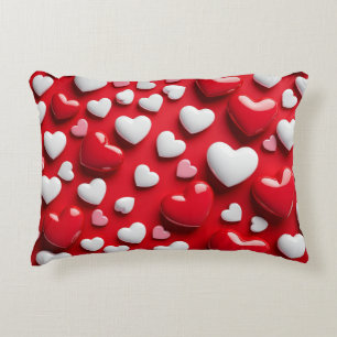 Coussins Décoratifs 💖 Décor de cœur coloré pour la chambre des filles