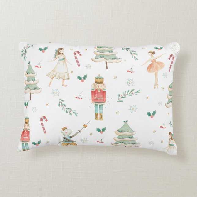 Coussins Décoratifs Décor Nutcracker Ballet Christmas Nursery (Dos)