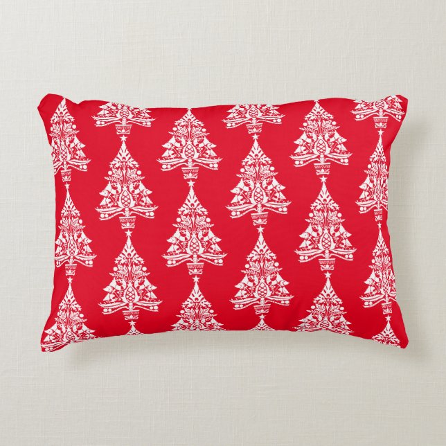 Coussins Décoratifs Décorations de Noël traditionnelles scandinaves (Devant)