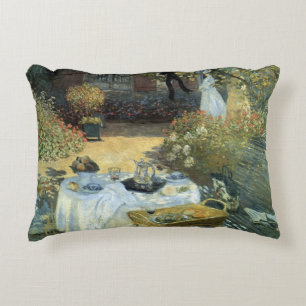 Coussins Décoratifs Déjeuner de Claude Monet, impressionnisme Vintage