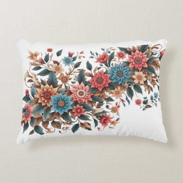 Coussins Décoratifs Design floral (Devant)