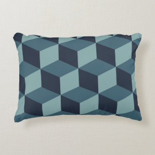 Coussins Décoratifs Design tendance vintage bloc de couleur abstrait