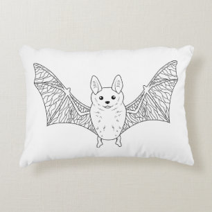 Coussins Décoratifs Dessin de chauve-souris mignon pour Halloween