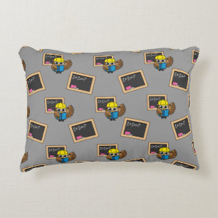 Coussins Décoratifs Dessin de chouette écolière