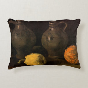 Coussins Décoratifs Deux pots et deux citrouilles par Vincent van Gogh