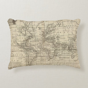 Coussins Décoratifs Diagramme du monde