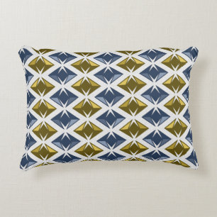 Coussins Décoratifs DIAMONDS or bleu 2 en 1