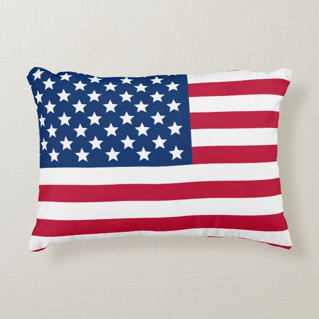 Coussins Décoratifs Drapeau américain (Devant)
