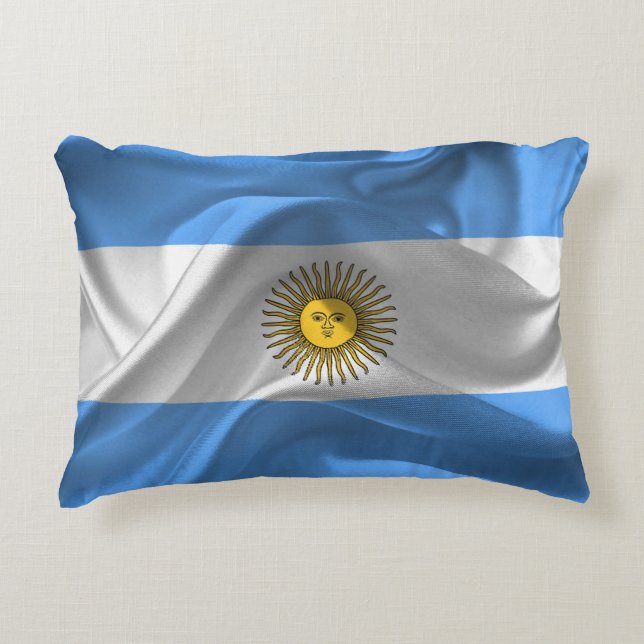 Coussins Décoratifs Drapeau argentin (Devant)
