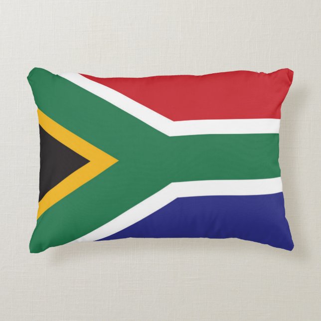 Coussins Décoratifs Drapeau de l'Afrique du Sud (Devant)