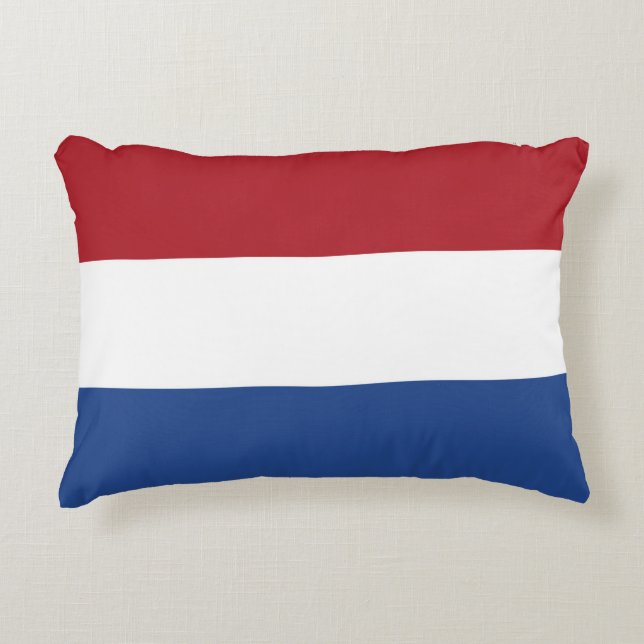 Coussins Décoratifs Drapeau des Pays-Bas (Devant)