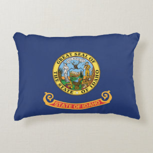 Coussins Décoratifs Drapeau d'État de l'Idaho, États-Unis