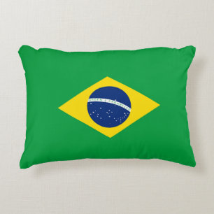 Coussins Décoratifs Drapeau du Brésil