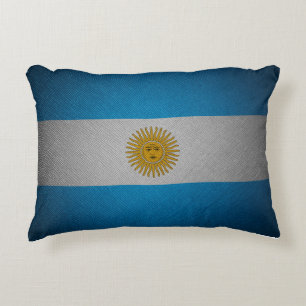 Coussins Décoratifs Drapeau du mur d'Argentine