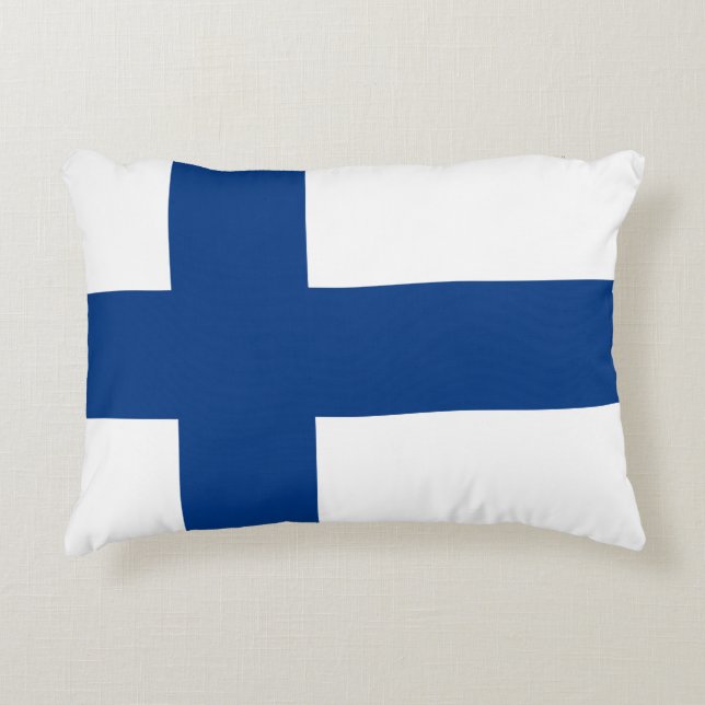 Coussins Décoratifs Drapeau Finlande (Devant)