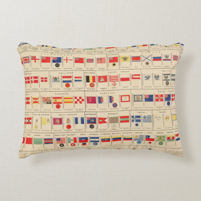 Coussins Décoratifs Drapeaux, insignes (Devant)