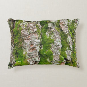 Coussins Décoratifs Écorce De Pin Arbre Avec Mousse