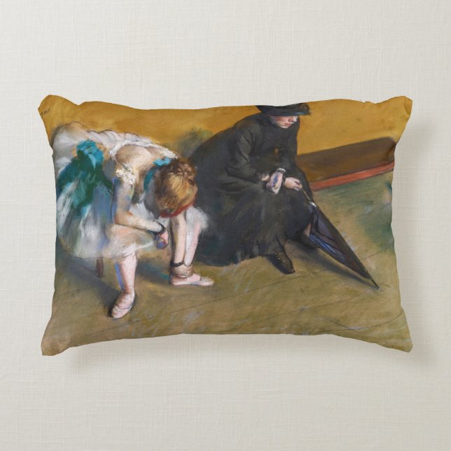 Coussins Décoratifs Edgar Degas - En attente (Devant)
