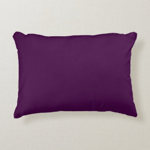 Coussins Décoratifs Eggplant couleur violet solide