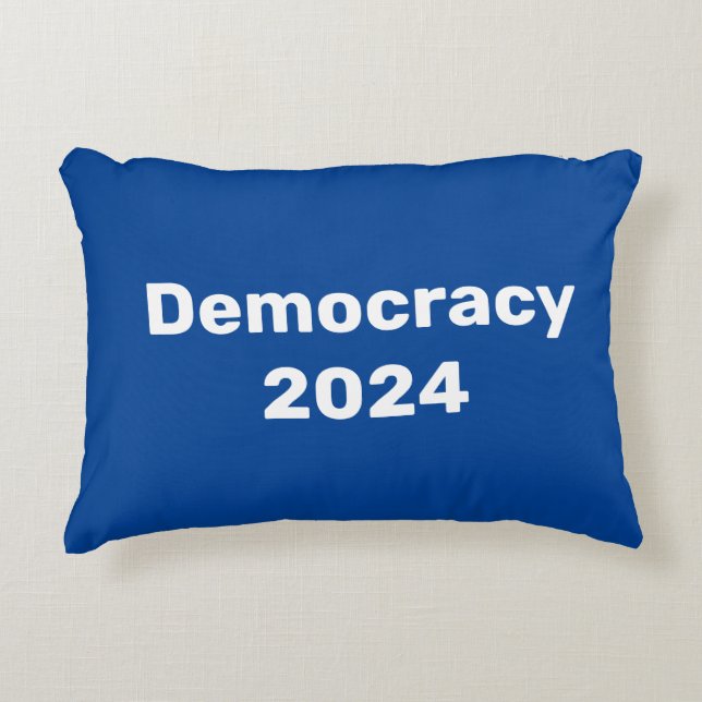 Coussins Décoratifs Élection présidentielle de 2024 pour la démocratie (Devant)