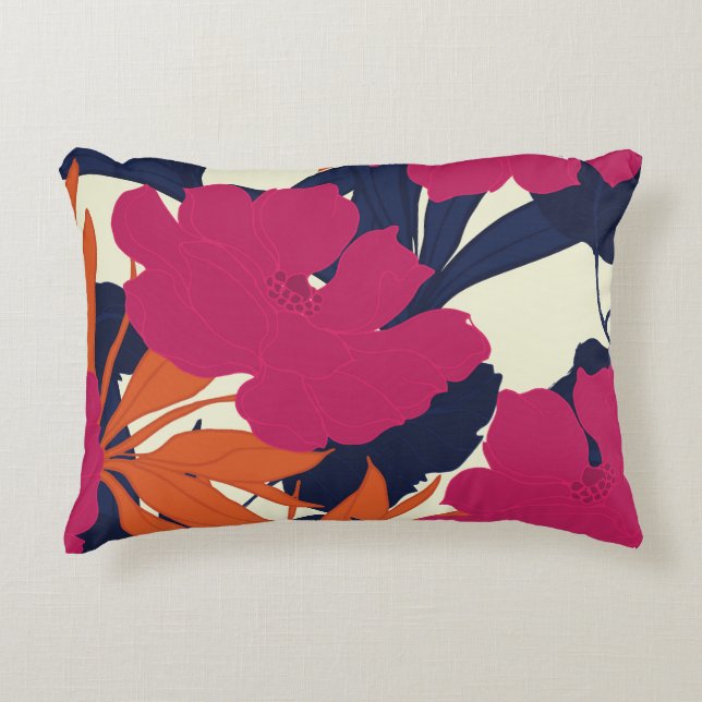 Coussins Décoratifs Élégance florale : motif abstrait (Devant)