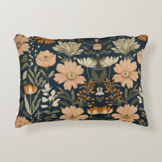 Coussins Décoratifs Élégance florissante : Oreiller à lancer floral
