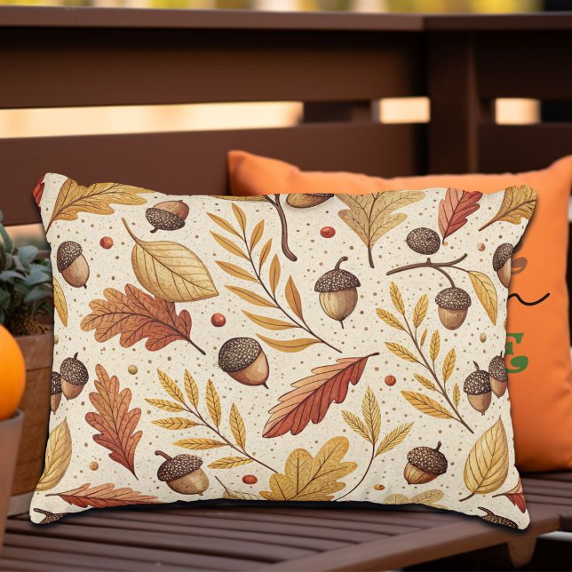 Coussins Décoratifs Élégant Motif Automne (Créateur téléchargé)