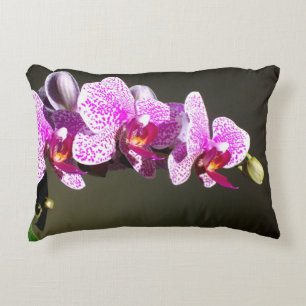 Coussins Décoratifs Élégant rose fleurs tropicales orchidées