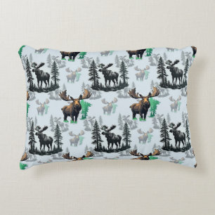 Coussins Décoratifs Elk Moose Antlers Deer Design Motif