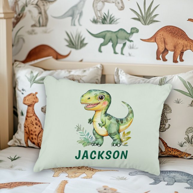Coussins Décoratifs Enfants mignonette Dinosaure personnalisé Poussin  (Créateur téléchargé)