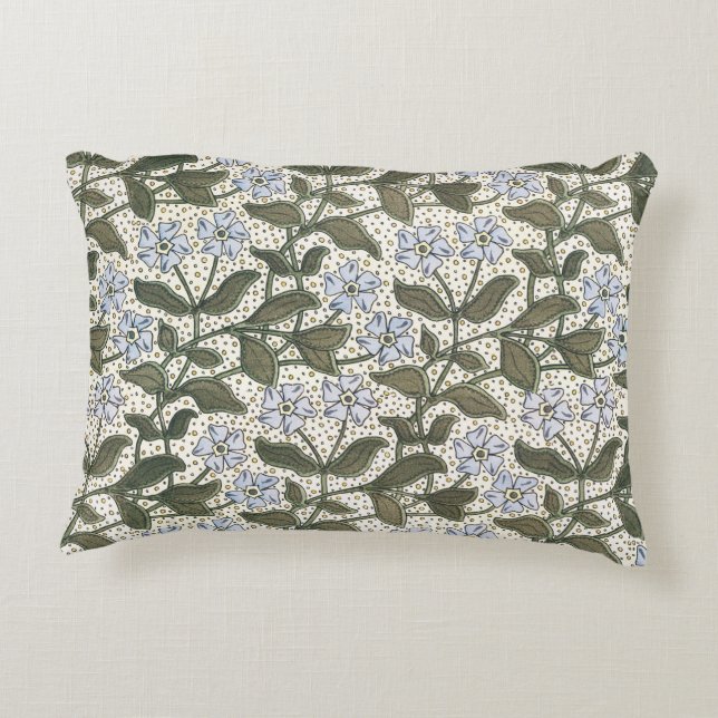 Coussins Décoratifs Été Périwinkel Fleur Plutôt Élégant Floral (Dos)
