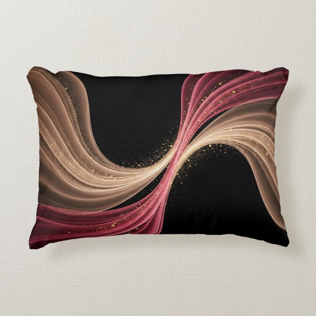 Coussins Décoratifs Eternal Flow of Love — Abstract Romantic Art (Devant)