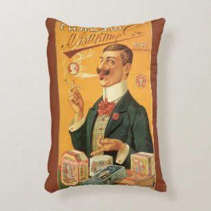 Coussins Décoratifs Étiquette de produit vintage, tabac à cigarette ru