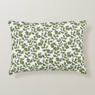 Coussins Décoratifs Eucalyptus aquarelle feuille couverture