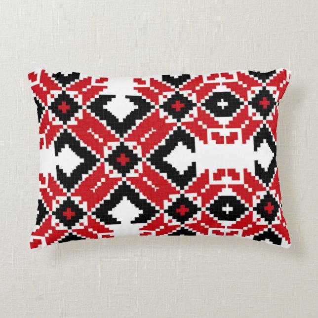 Coussins Décoratifs Europe de l'Est Motif, folklore traditionnel, folk (Devant)