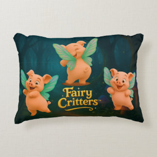 Coussins Décoratifs Fairy Piglet Trio Accent Pillow