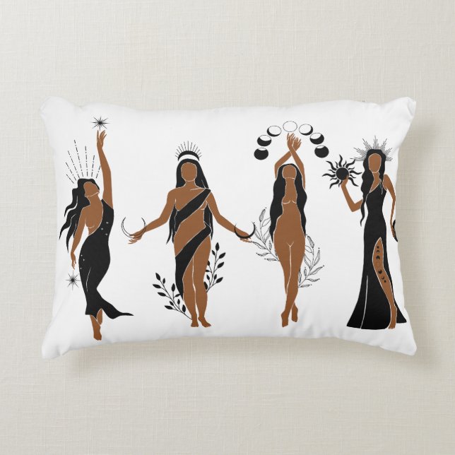 Coussins Décoratifs Femme mystique (Devant)