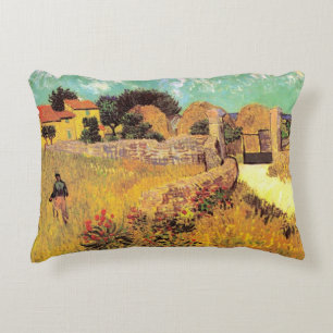 Coussins Décoratifs Ferme en Provence par Vincent van Gogh